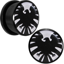 Load image into Gallery viewer, 3/4 Licensed Hawkeye Logo Acrylic Screw Fit Plugs Set