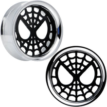 Load image into Gallery viewer, 1 inch Licensed Spider-Man Steel Screw Fit Tunnel Plugs Set