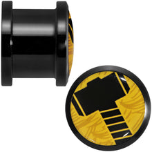 Load image into Gallery viewer, 1/2 Licensed Hammer of Thor Acrylic Screw Fit Plugs Set