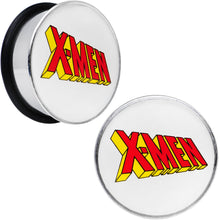 Load image into Gallery viewer, 1 inch Licensed X-Men Single Flare Steel Tunnel Plugs Set
