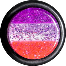 Load image into Gallery viewer, 1/2 Multi Pink Acrylic Perfectly Rosy Glitter Single Flare Plug