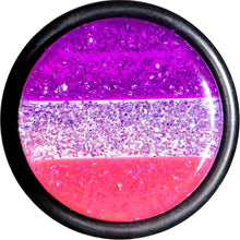 将图片加载到图库查看器,18mm Multi Pink Acrylic Perfectly Rosy Glitter Single Flare Plug