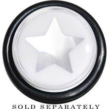Load image into Gallery viewer, 9/16 Clear White Acrylic Wish on a Star Taper
