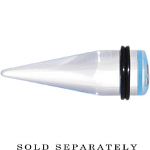 将图片加载到图库查看器,5/8 Clear Light Blue Acrylic Wish on a Star Taper