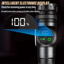 将图片加载到图库查看器,Rechargeable LED Flashlight with 5 Modes & Magnetic Base – Gift Box