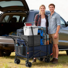 将图片加载到图库查看器,2-in-1 Folding Wagon Cart Chair 650LBS Capacity