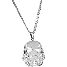 Load image into Gallery viewer, Officially Licensed Steel Star Wars Stormtrooper Pendant Necklace