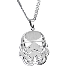 Load image into Gallery viewer, Officially Licensed Steel Star Wars Stormtrooper Pendant Necklace