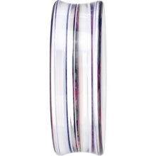 Load image into Gallery viewer, 46mm Acrylic Black Multicolored Old Fashioned Flowers Saddle Plug