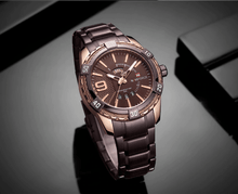 Load image into Gallery viewer, Men's Luxury Stainless steal Waterproof Watch With Day And Date Display Unique Design Perfect Gift In Modern Metal Men Wrist Watch Design