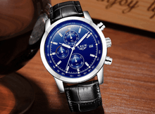 Load image into Gallery viewer, Men's Waterproof Watch With Chronometers Date Display And Fluorescent Pointers Excellent Look Perfect Gift
