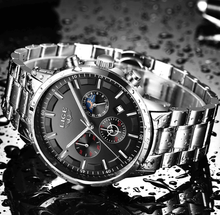 Load image into Gallery viewer, Men's Waterproof Watch With Chronometers And Date Display Unique Design Perfect Gift