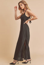 Load image into Gallery viewer, Ruched Side Slit Cutout Back Maxi Cami Dress For Women β Elegant, Romantic & Alluring with Flattering Fit and Glamorous Details