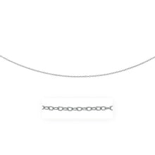 Load image into Gallery viewer, 2.5mm 14k White Gold Pendant Chain with Textured Links