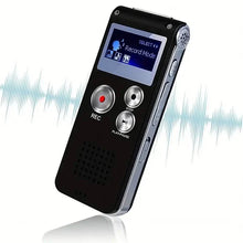 Load image into Gallery viewer, 8GB Digital Voice Recorder & MP3 Player – Portable Audio for Meetings & Lectures