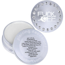 Load image into Gallery viewer, Clear Gem Silver Funk-Off Piercing Deodorant