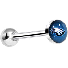 Load image into Gallery viewer, Officially Licensed NFL Philadelphia Eagles Barbell Tongue Ring