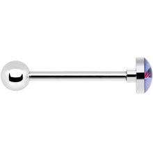 Load image into Gallery viewer, Officially Licensed NFL New England Patriots Barbell Tongue Ring