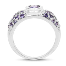 Load image into Gallery viewer, 1.45 Carat Genuine Tanzanite .925 Sterling Silver Ring