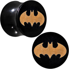 将图片加载到图库查看器,1/2 Organic Buffalo Horn Licensed Batman Logo Saddle Plug Set