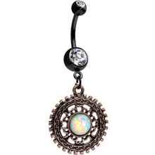 将图片加载到图库查看器,Clear Gem Imitation Opal Aztec Magic Dangle Belly Ring