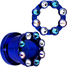 将图片加载到图库查看器,13mm Dark Blue Titanium Tunnels with Removable Dermal Tops