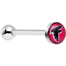 Load image into Gallery viewer, Officially Licensed Atlanta Falcons Barbell Tongue Ring