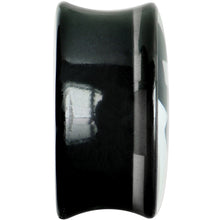 将图片加载到图库查看器,20mm Black Acrylic White Mustache Saddle Plug