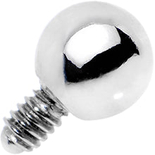 将图片加载到图库查看器,3mm Stainless Steel Externally Threaded Dermal Anchor Top