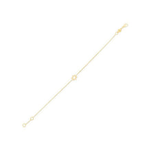 Load image into Gallery viewer, 14k Yellow Gold Star of David Bracelet