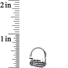 Load image into Gallery viewer, 14G Stainless Steel Spooky Skeleton Hand Septum Clicker