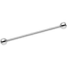 Load image into Gallery viewer, Double Gem Stainless Steel Industrial Barbell 38mm