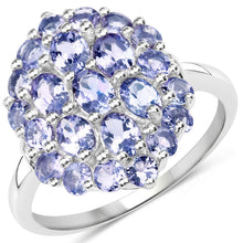 Load image into Gallery viewer, 2.31 Carat Genuine Tanzanite .925 Sterling Silver Ring