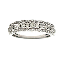 Load image into Gallery viewer, .50ct Diamond Wedding Band Ring 14KT White Gold