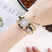 Load image into Gallery viewer, New Luxury Rhinestone Bracelet Watch Women Watches Ladies Wristwatch Clock For Female and Girls