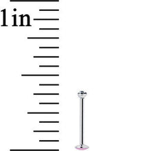 将图片加载到图库查看器,20G 5/16 Handmade Labret Created with Crystals 1.75mm