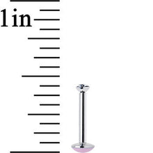 将图片加载到图库查看器,16G 5/16 Handmade Labret Created with Crystals 2.5mm