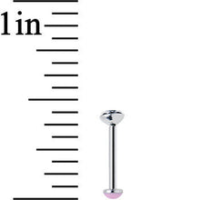 Load image into Gallery viewer, 18G 5/16 Handmade Labret Created with Crystals 3mm