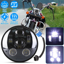 Load image into Gallery viewer, 5.75-Inch LED Motorcycle Headlight