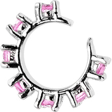 Load image into Gallery viewer, Pink Cubic Zirconia All that Sparkles Ear Cuff