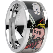 将图片加载到图库查看器,Officially Licensed Marvel Thor Steel Printed Comic Ring