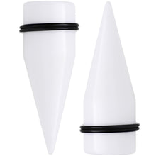 将图片加载到图库查看器,24mm White Acrylic Straight Taper Set