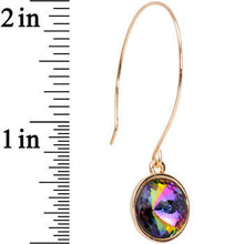 将图片加载到图库查看器,Aurora Gold Tone Pendulum Sphere Fish Hook Earrings