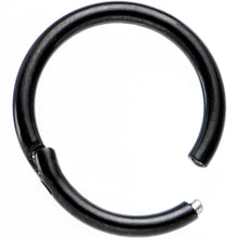 Load image into Gallery viewer, 16G 5/16 Black PVD Hinged Segment Ring