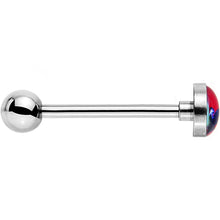 Load image into Gallery viewer, Officially Licensed NHL Washington Capitals Logo Tongue Ring
