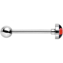 Load image into Gallery viewer, Officially Licensed NHL Detroit Red Wings Logo Tongue Ring