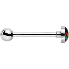 Load image into Gallery viewer, Officially Licensed NHL Chicago Blackhawks Logo Tongue Ring