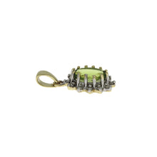 Load image into Gallery viewer, .96ct Peridot Diamond Fashion Pendants 10KT Yellow Gold