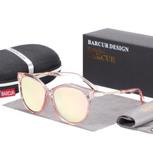 Load image into Gallery viewer, Stevvex Polarized Cat Eye Sunglasses Women Gradient Round Sun glasses for Women oculos lunette de soleil femme