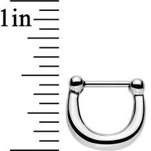 Load image into Gallery viewer, 16G 5/16 Stainless Steel Bold Septum Clicker